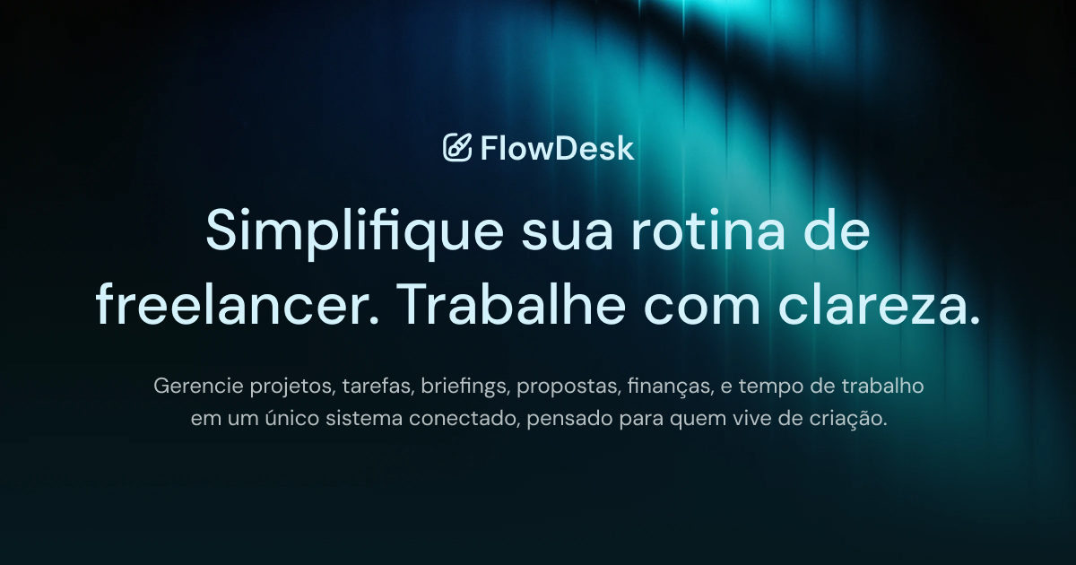 Flowdesk App Entrar — FlowDesk